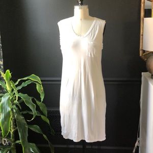 JCrew White T-shirt Dress Beach Coverup